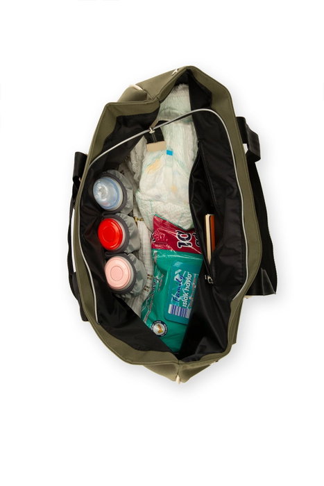 Zoozie Bags Bolsa para Pañales Caqui 24 L